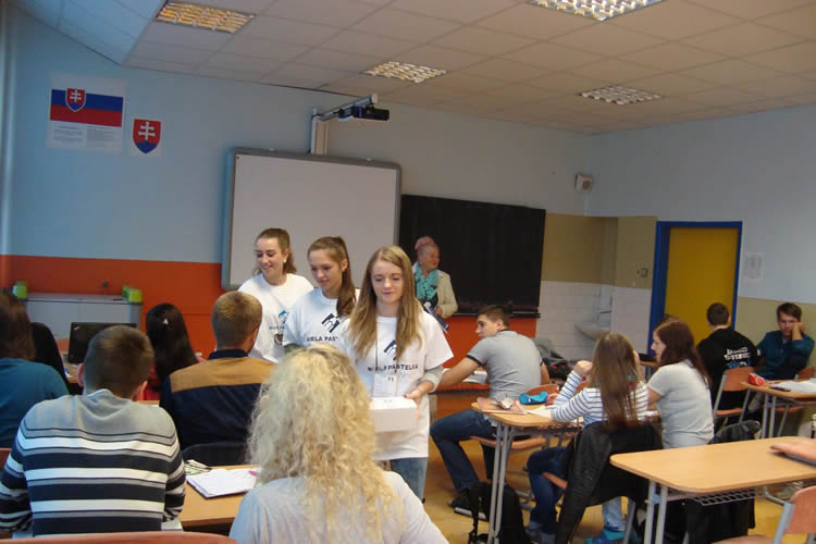 Študenti z Gymnázia Ľ. Štúra v Turzovke