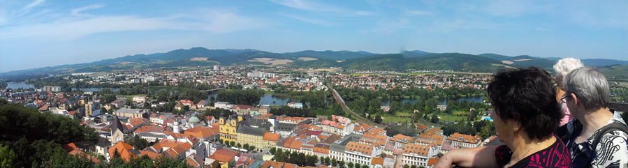 Panorama mesta Trenčín